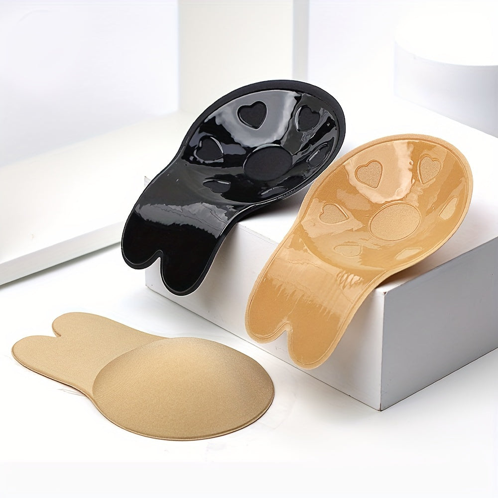 Women’s Invisible Strapless Push-Up Bra Seamless Anti-Convex Wireless Knit Fabric