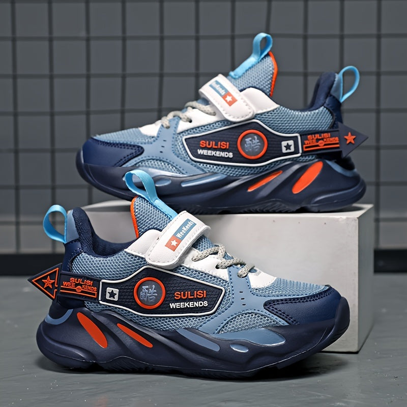 Children's Breathable Mesh Sneakers for Boys and Girls Non-Slip Sole All-Season