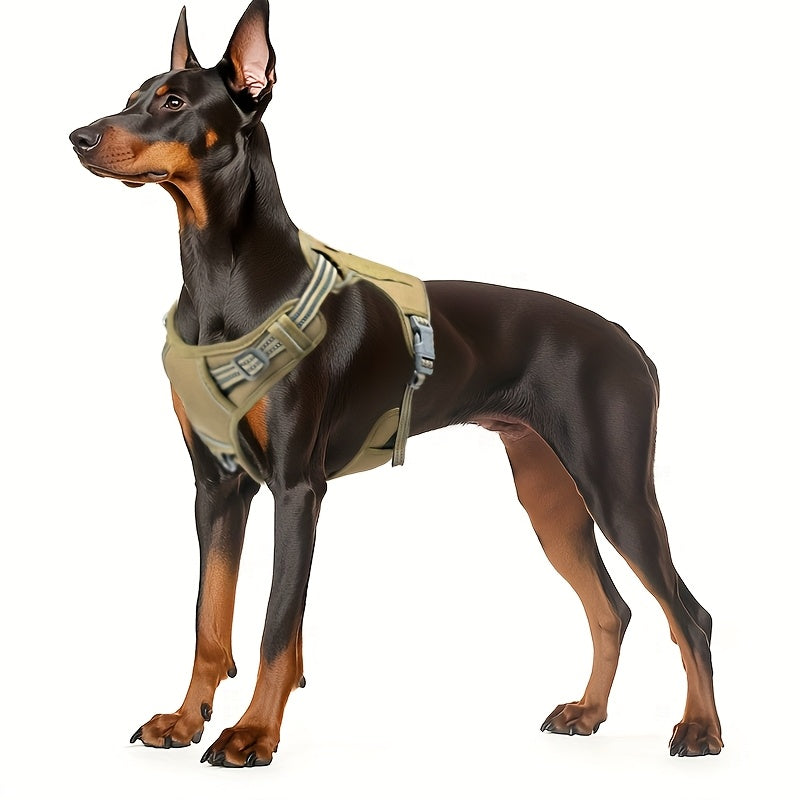 Reflective Dog Harness for Medium to Large Dogs with Adjustable Vest and Handle