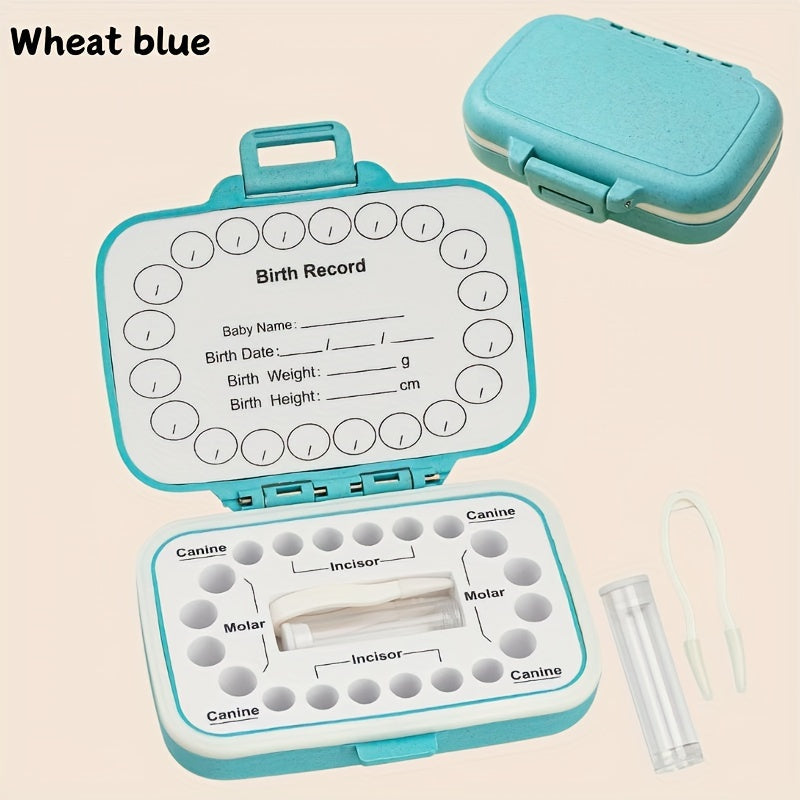 Tooth Fairy Keepsake Box Food Grade PP Tooth Holder for Kids Teeth Storage Organizer