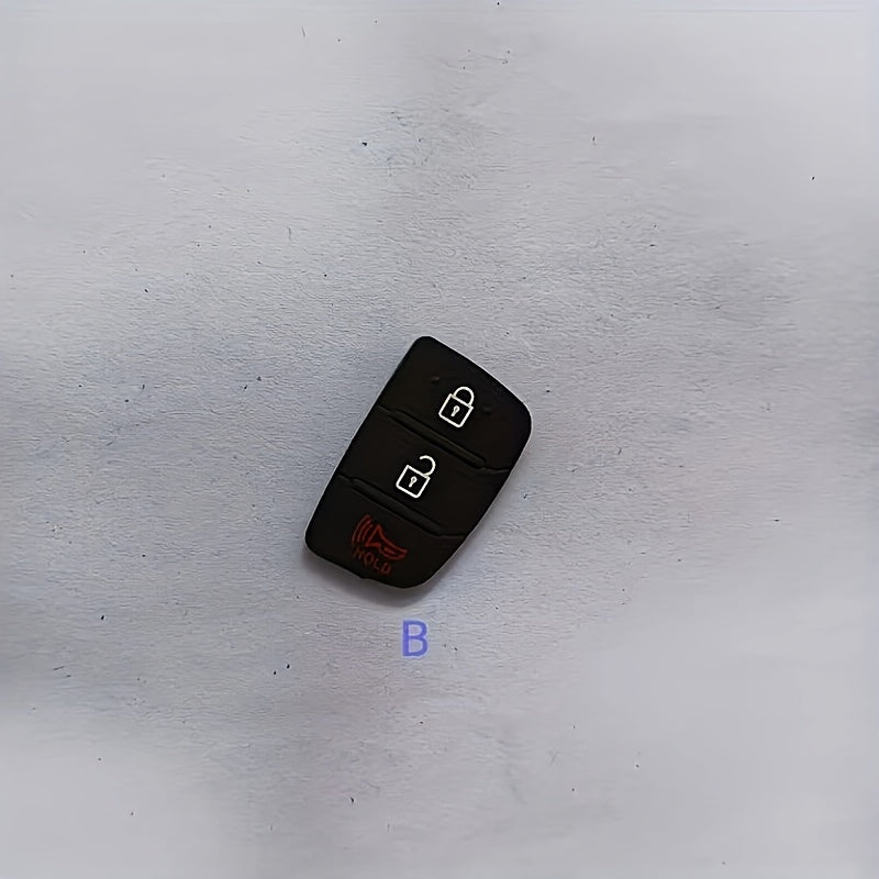 Universal Silicone Remote Key Fob Cover for 3-Button Flip Key Control