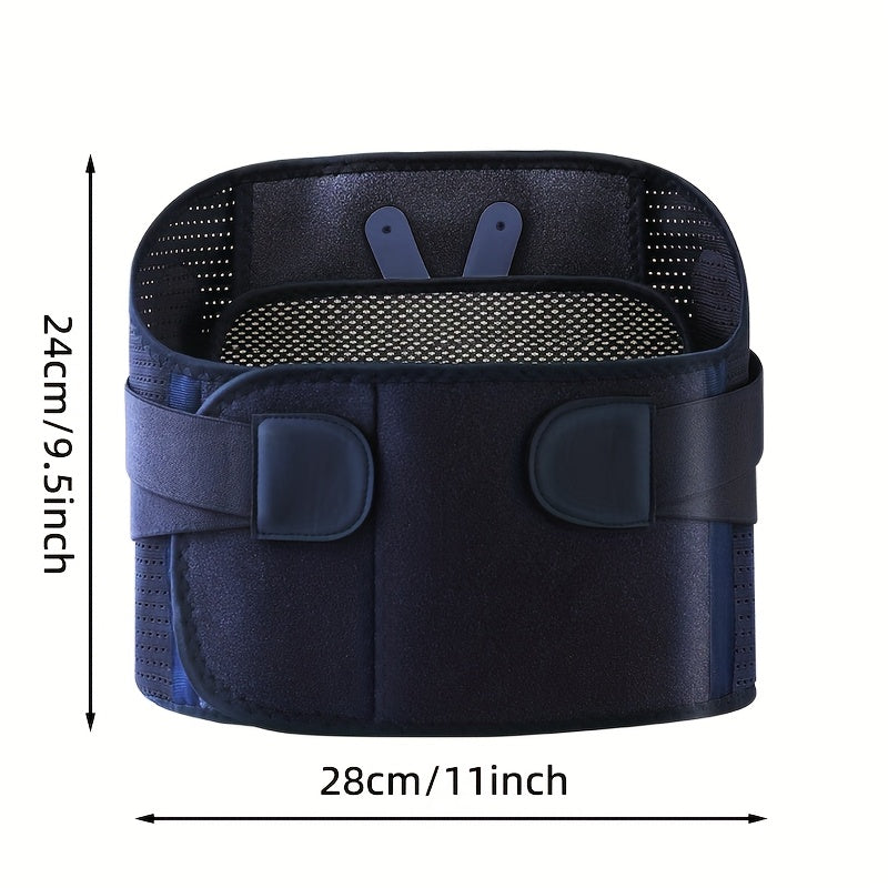 Cordless Graphene Heating Belt with Dual Motor Vibration LED Display Adjustable Temperature USB Rechargeable for Abdomen Neck Legs