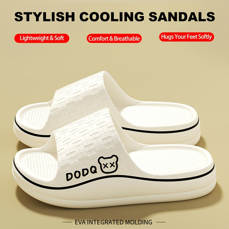 Women's EVA Slide Sandals Open Toe Pink Blue Non-Slip Indoor Outdoor