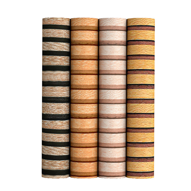 3D самоклеющаяся обои с текстурой древесной зернистости, рулон 45 см x 3 м, с сетчатым узором для домашнего декора