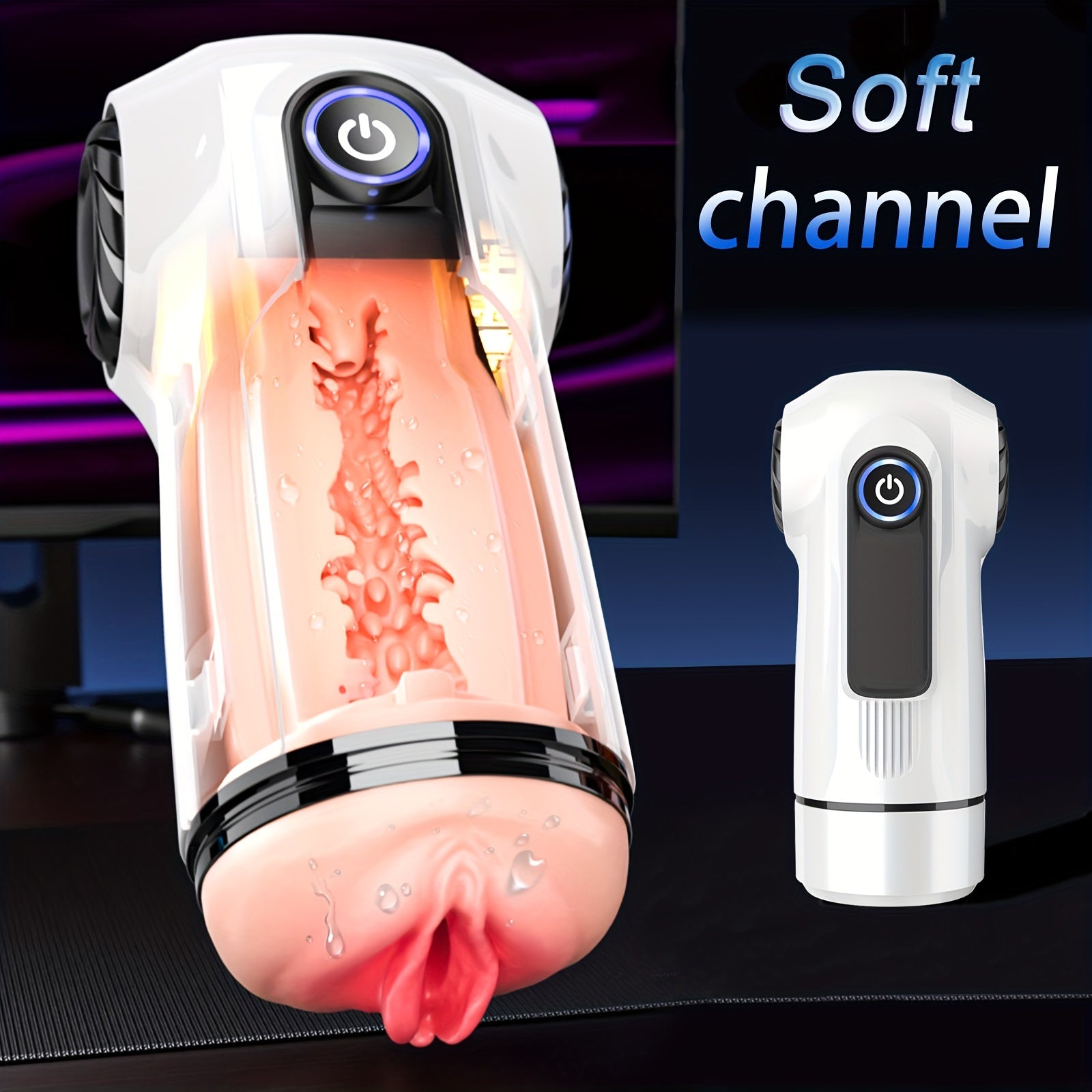 Male Adult Silicone Sports Car Masturbator with 10 Vibration Modes