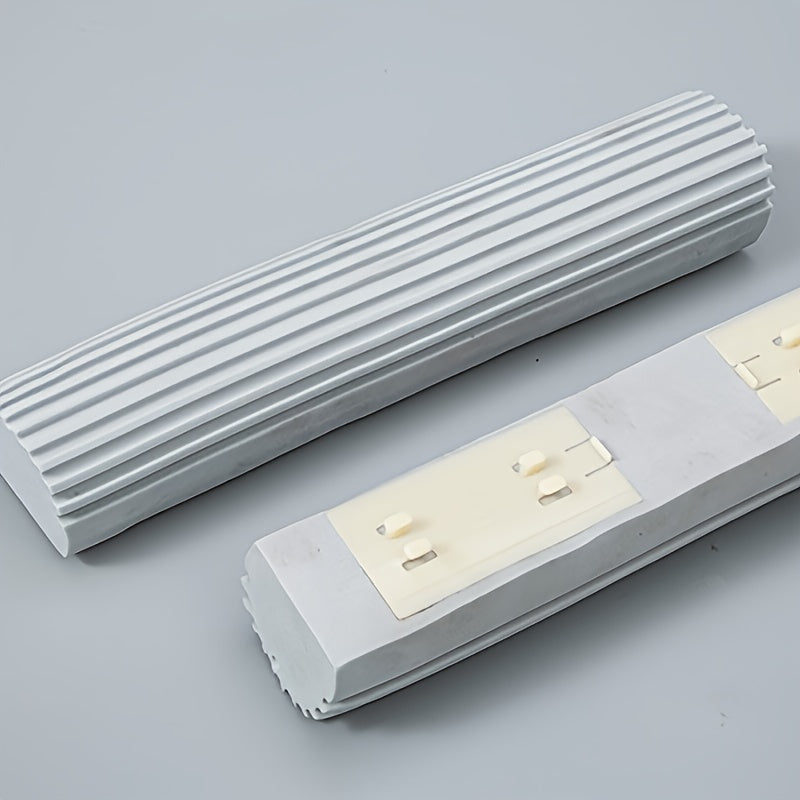 Two Super Absorbent Sponge Mop Heads for Wet and Dry Cleaning, Suitable for Kitchen Bathroom Tile Hardwood Floors