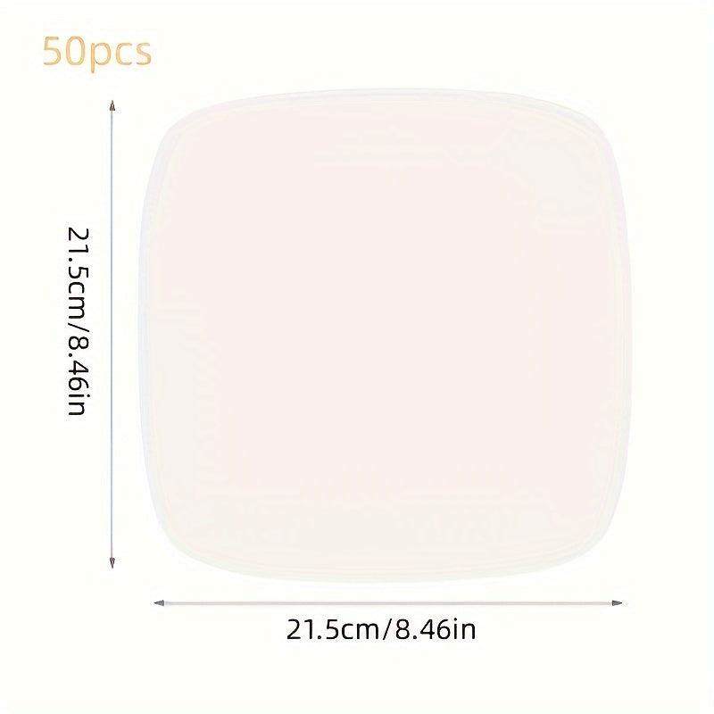 50 шт. подложки для аэрогриля для впитывания масла, антипригарное корзина, сэндвичи