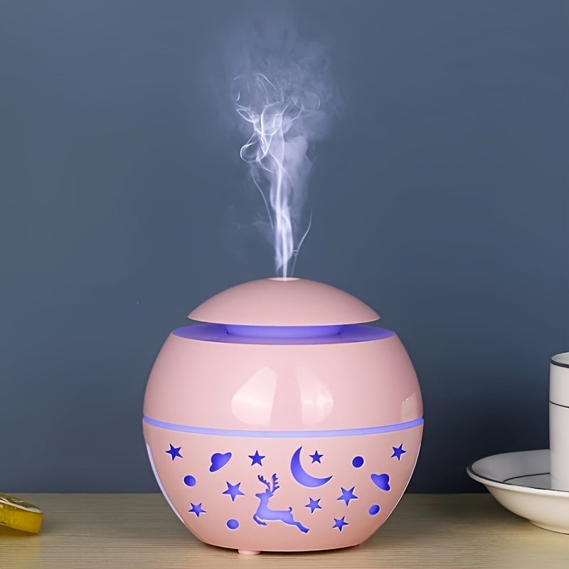 Portable Plastic Humidifier for Office and Home Quiet Mist Diffuser