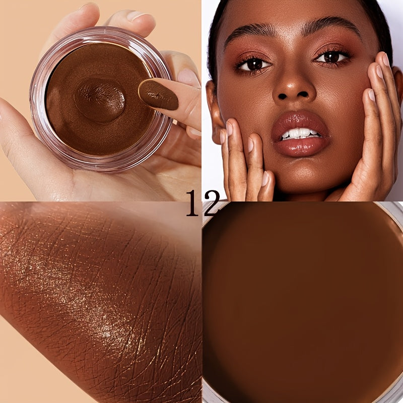 Crema de base para todas las tonalidades de piel de mujer, cobertura total, acabado mate