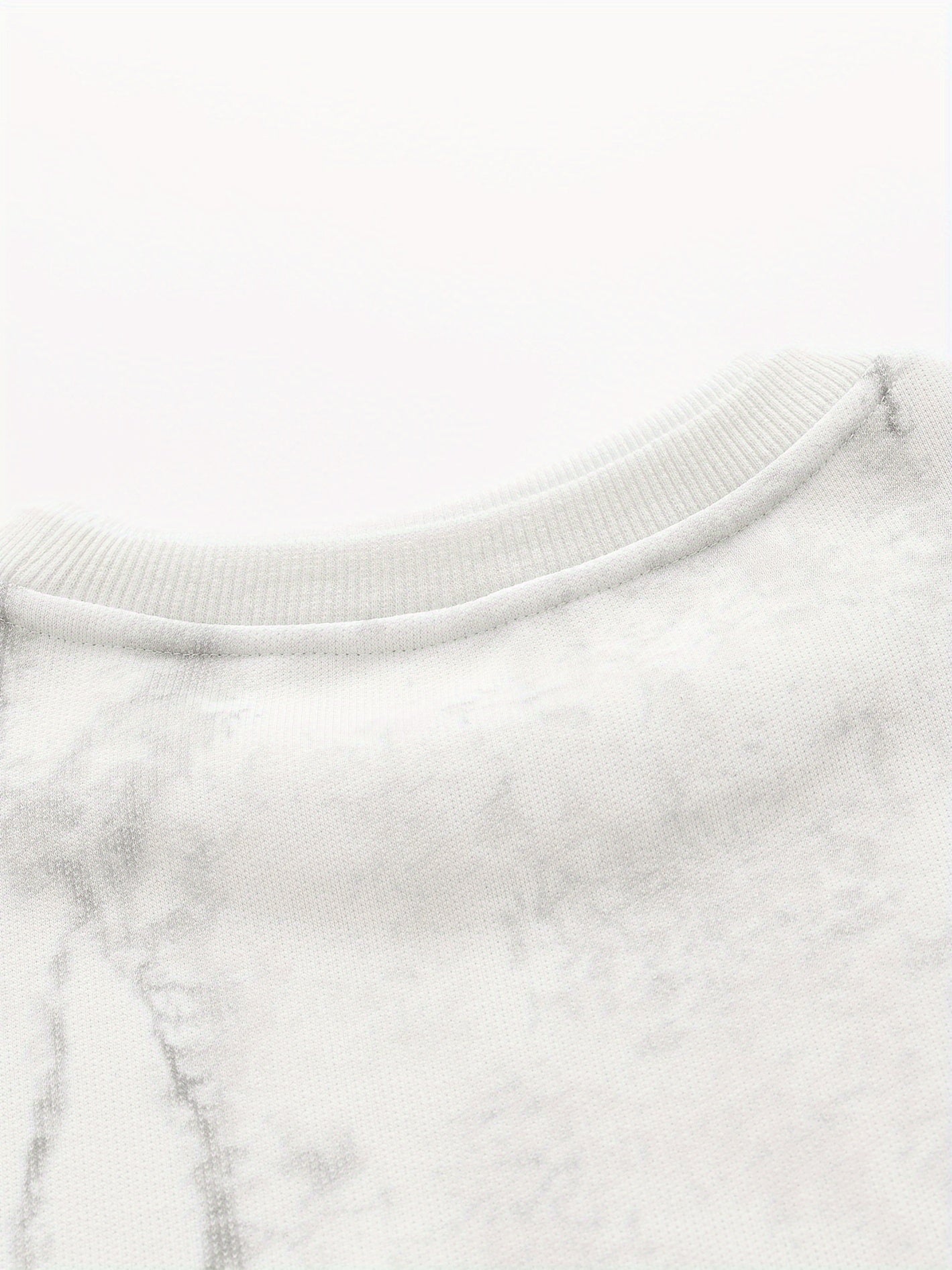 Men's Cotton Blend Tie-Dye Crew Neck Sweatshirt Long Sleeve Fall Winter Casual