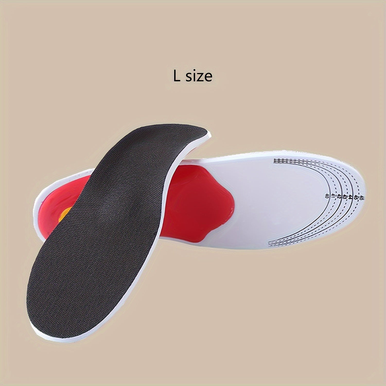 Unisex EVA Arch Support Insoles High Elasticity Shock Absorbing Sports Inserts