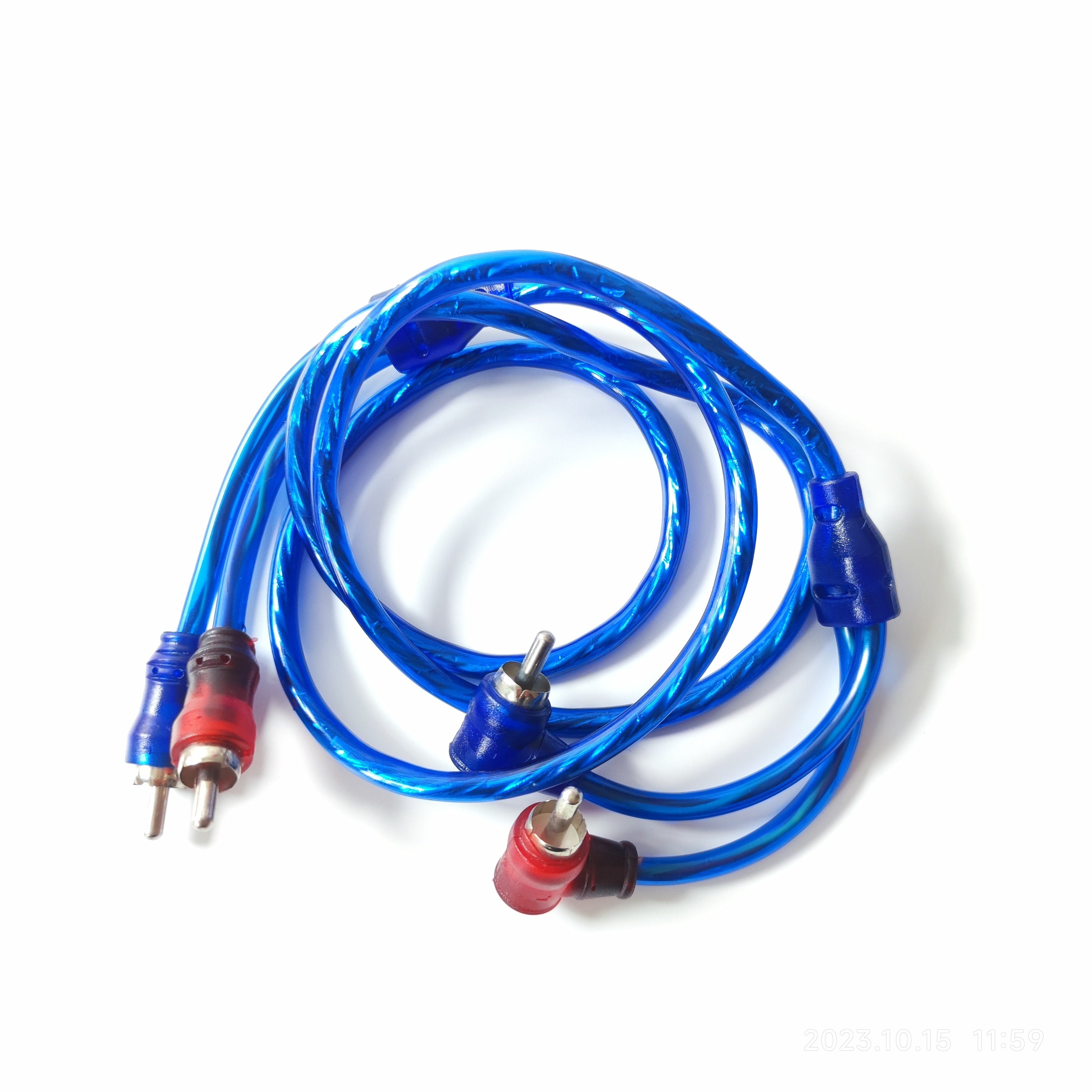 Car Audio RCA Copper Wiring Cable for Vehicle Stereo, Hi-Fi, 51.82-502.92cm