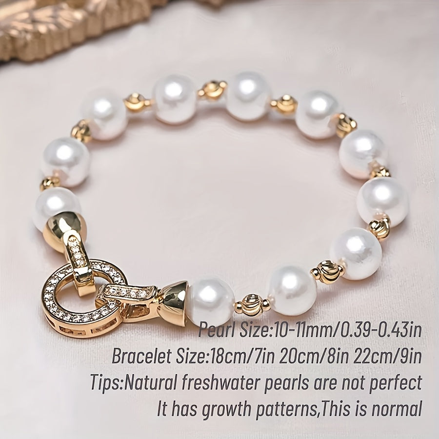 Handmade Freshwater Pearl Bracelet for Women Formal and Casual Wear Gift