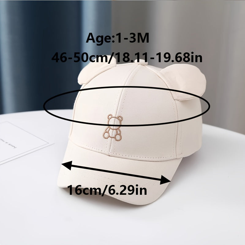 Gorra de béisbol para niños, para niños y niñas, protección solar, verano, playa, ajustada, tejida, poliéster, color mezclado