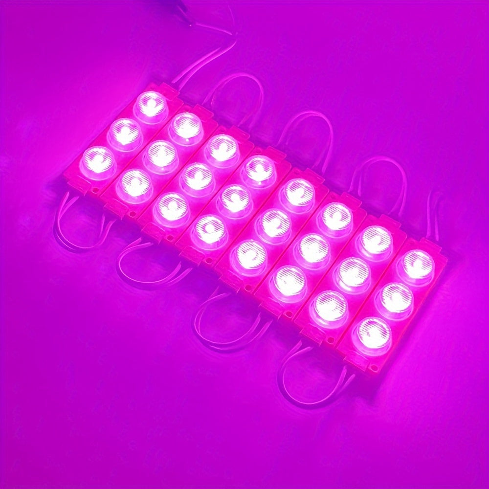 8 Pcs LED Round Module for Truck Car Side Warning Lights DC12V 24V