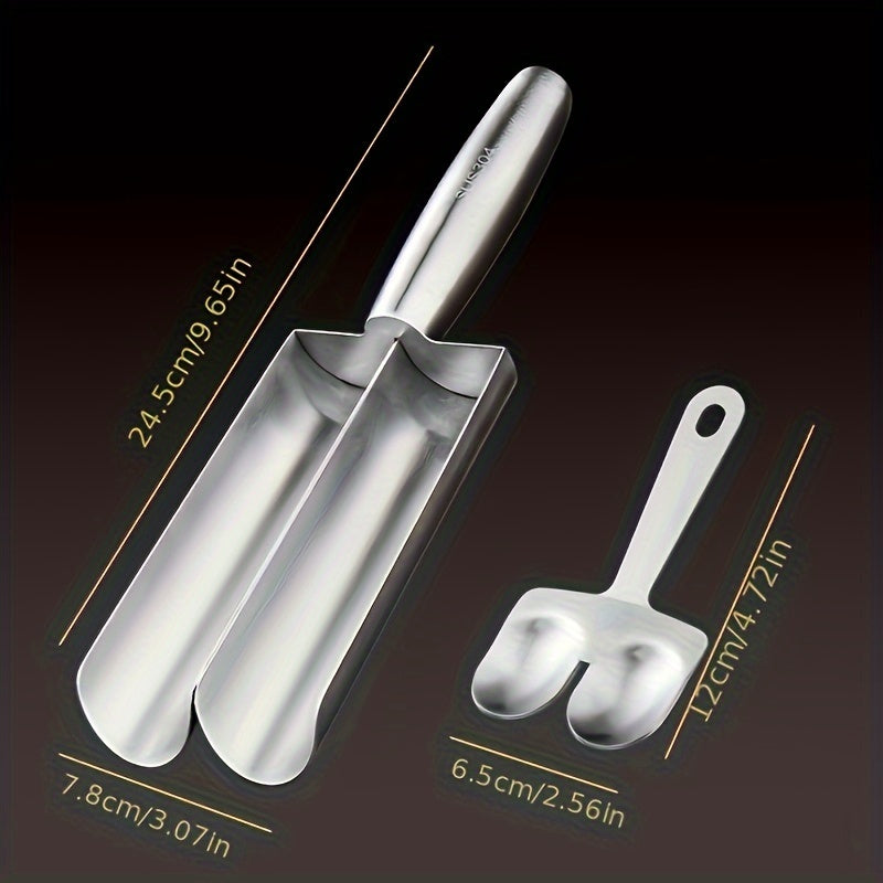 Flexible Stainless Steel Meatball Maker Set Non-Stick Coating for Salads Sandwiches