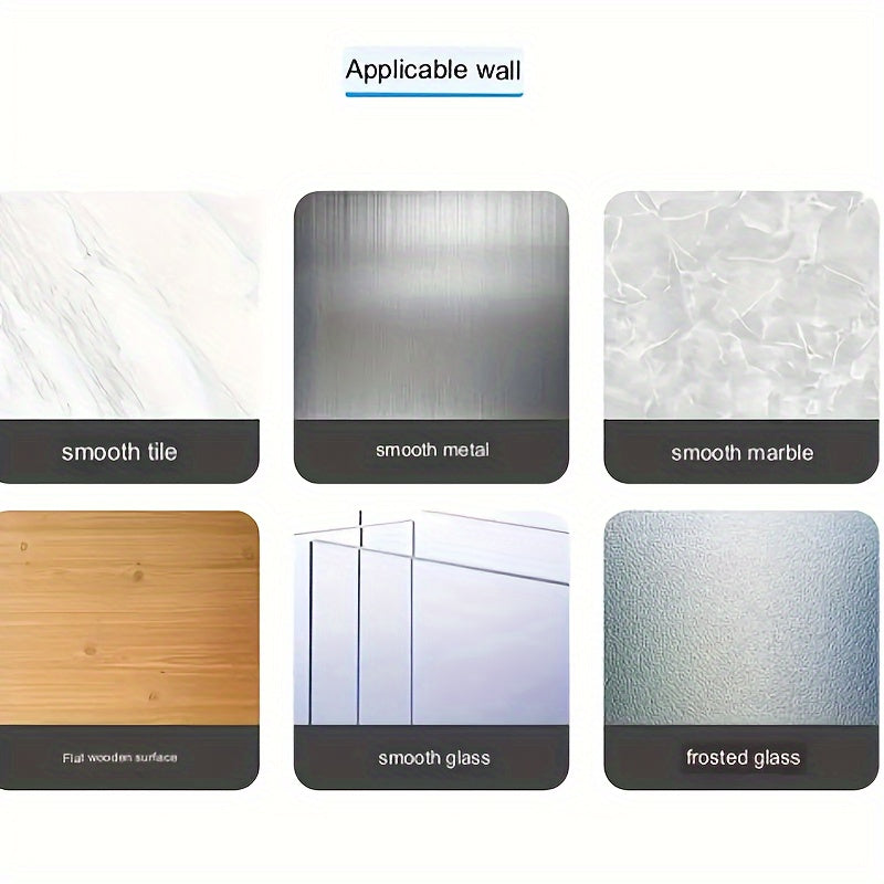 Transparent Wall-Mounted Soap Dish No Drilling Bathroom Storage 13.5x7.9x3.5cm