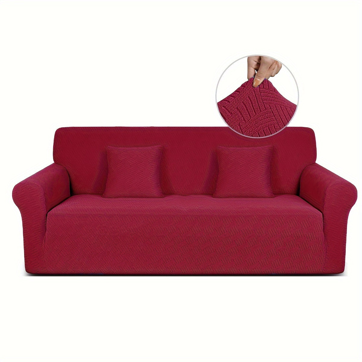 Thickened Jacquard Sofa Cover All-Elastic Bottom for 1-4 Seater Pet-Friendly