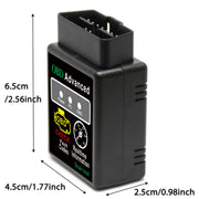 Wireless OBD2 Scanner for Android App Engine Fault Codes Performance Monitoring