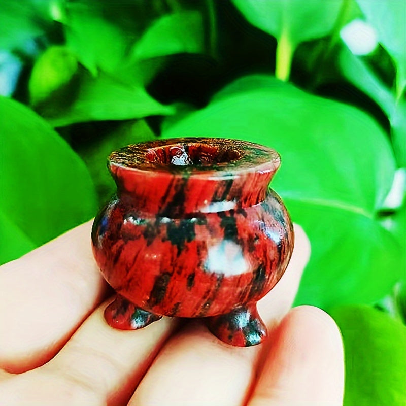 Натуральный подставка для благовоний из кварцевого кристалла с энергетическими камнями для домашнего декора