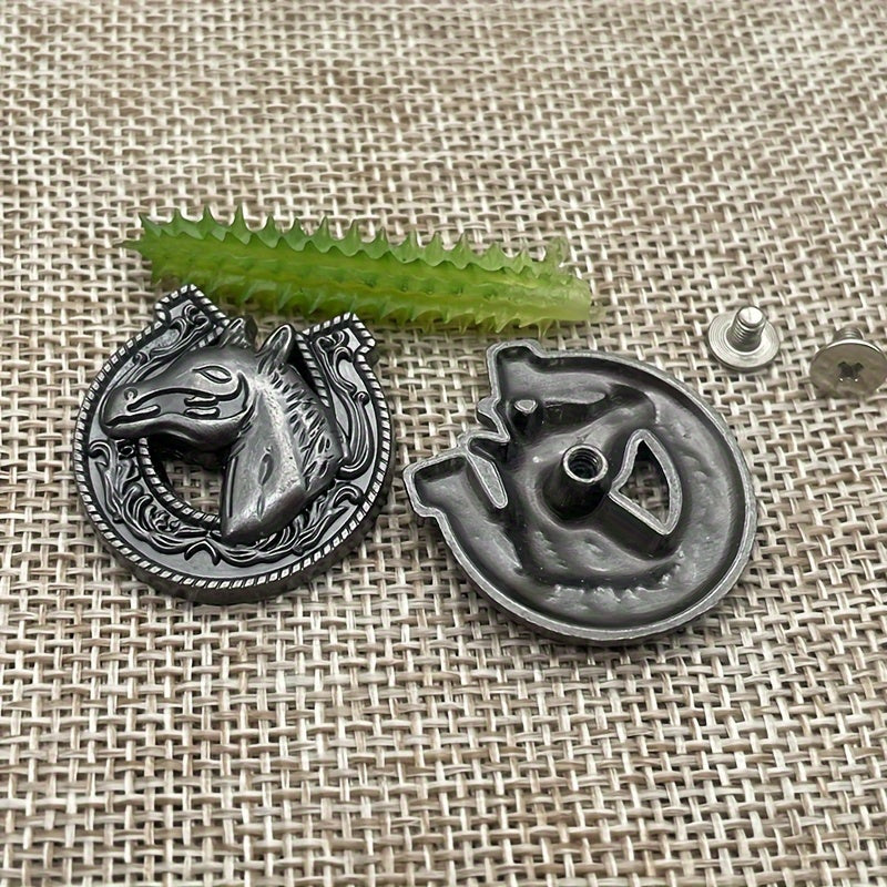 2 ta Norse Mythology ko'ylak tishlari uchun mis qotishidan yasalgan bezakli tugmalar to'plami, charm ishlab chiqarish uchun