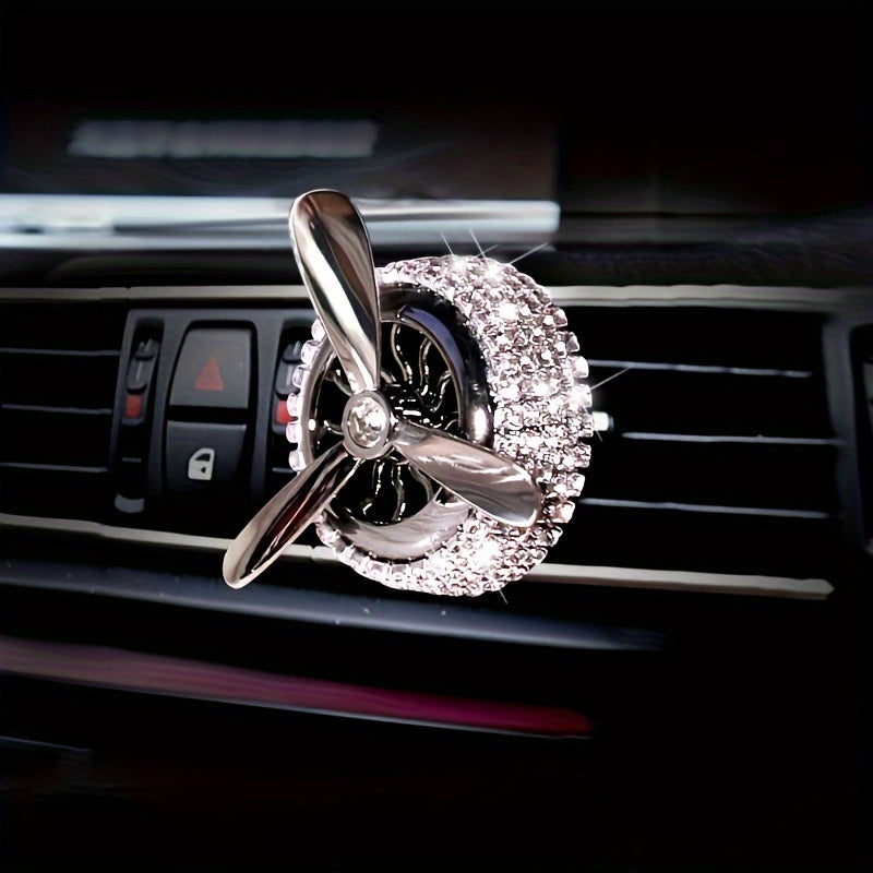 Ayollar uchun toʻliq avtomobil ventilyatsiya ventilyator uchun havo tozalash tabletkalari, aylanadigan fan, dekor