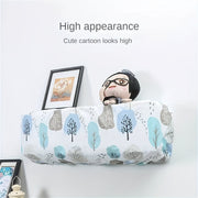 Water-Resistant Air Conditioner Dust Cover with Stylish Pattern, Stretchable Wall Guard