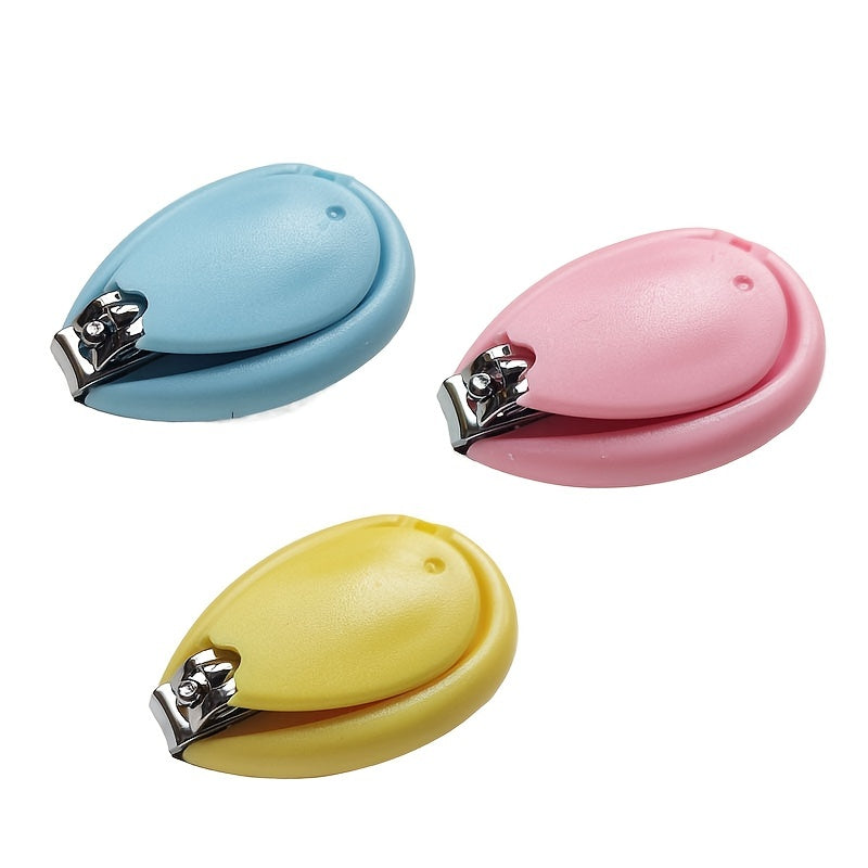 Безопасные и простые в использовании ножницы для ногтей из нержавеющей стали синего цвета для детей и молодежи.