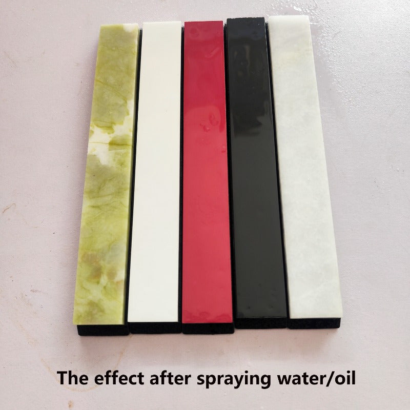 5 ta yuqori sifatli shisha bilan qilingan qattiq toshlar to'plami, statik burchakli pichoq silliqlash uchun ideal. Elektr energiyasi talab qilinmaydi, bu ularni oshxona asboblarini silliqlash uchun juda mos qiladi. Ruixin Pro bilan mos keladi.