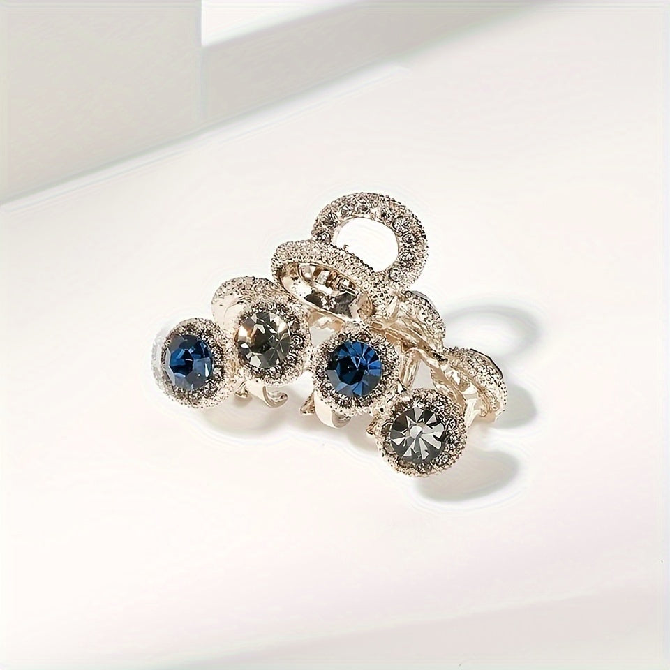 Stylish Crystal Hair Clip Alloy Rhinestone for Women and Girls