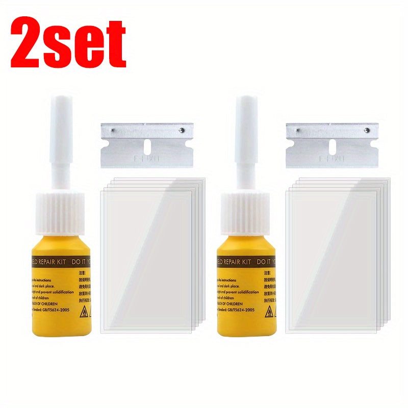 Car Repair Kit Auto Glass Crack Fix Tool for Windshield Scratch Scratch Repair