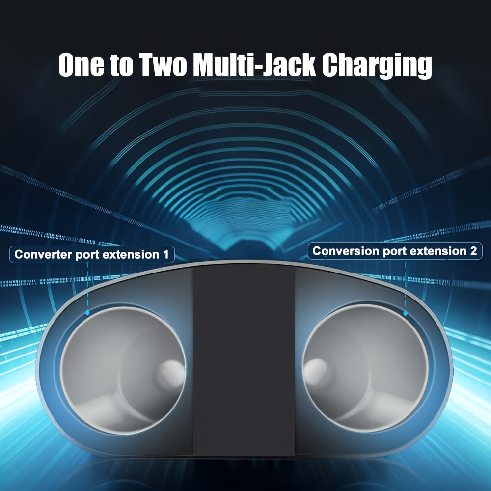 Двойное портовое автомобильное зарядное устройство Быстрая зарядка USB Type-C Адаптер Универсальная совместимость