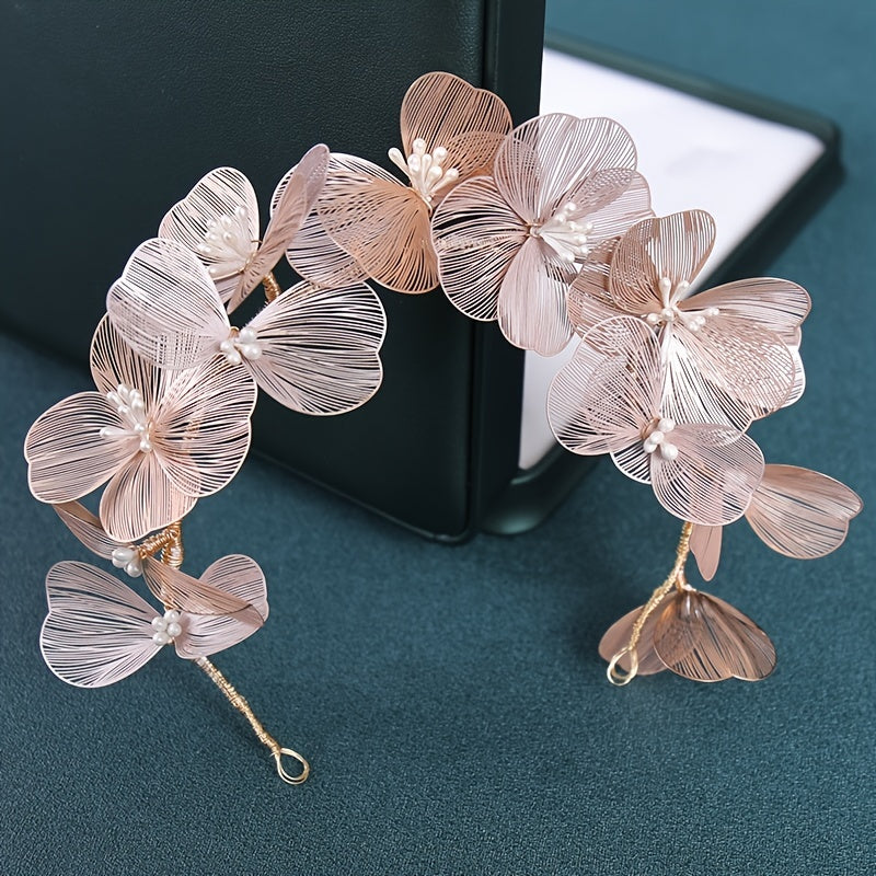 Handmade Lace Flower Headdress for Wedding Bridal Hair Accessories