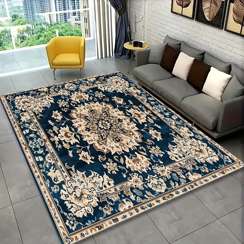 Bohem uslubidagi aksent gilam 8mm polyester, sirg‘almas, oshxona, yotoqxona, ichki makon uchun