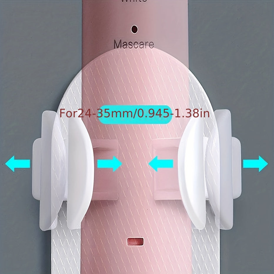 Wall-Mounted Electric Toothbrush Holder Fits 98% of Brushes Bathroom Organizer