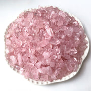 Natural Rose Quartz Chips 50g 100g for Healing and Decoration in Plants and Terrariums