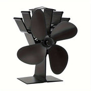 High-Speed 4-Blade Wood Stove Fan for Heat Distribution and Air Circulation