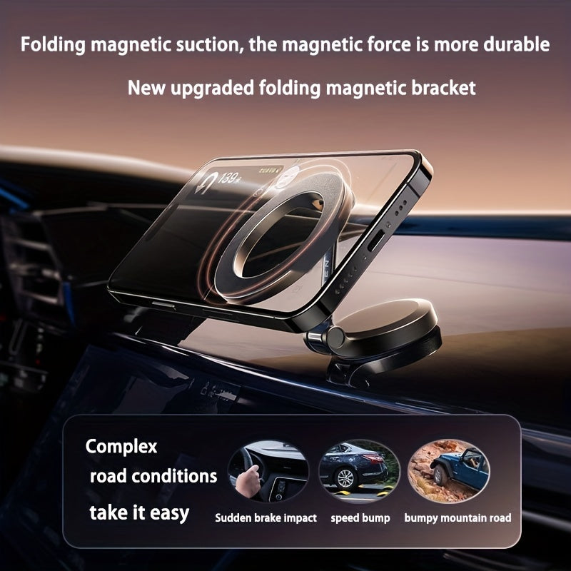 Magnetic Car Phone Mount, 20 Strong Magnets, Hands-Free for iPhone 14 13 12 Pro Max