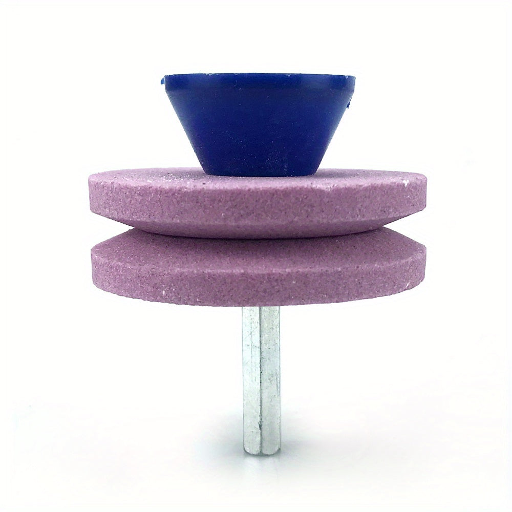 Electric Whetstone Knife Sharpener 2-in-1 Wear-Resistant Grinding Head