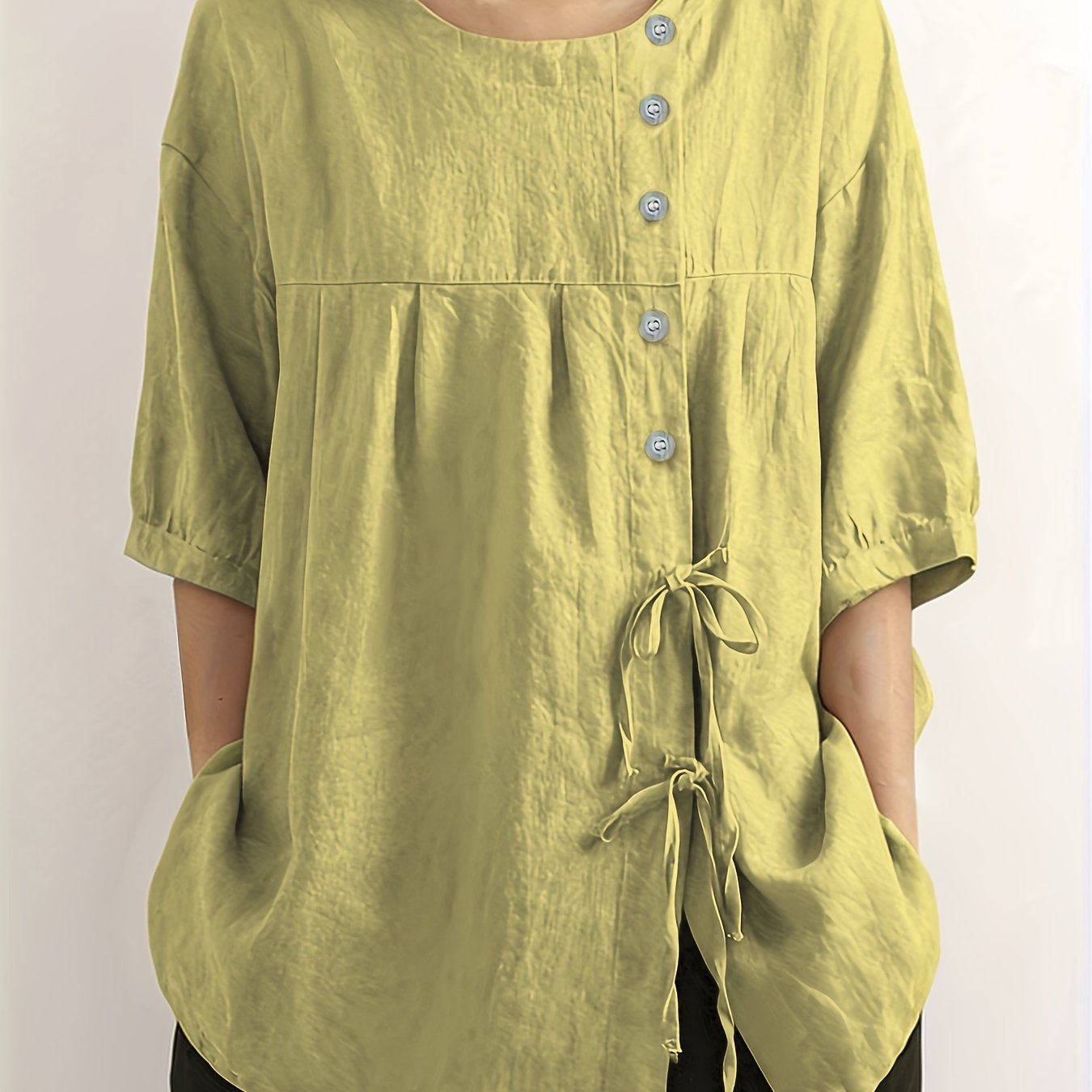 Рубашка с одноцветным галстуком-бабочкой