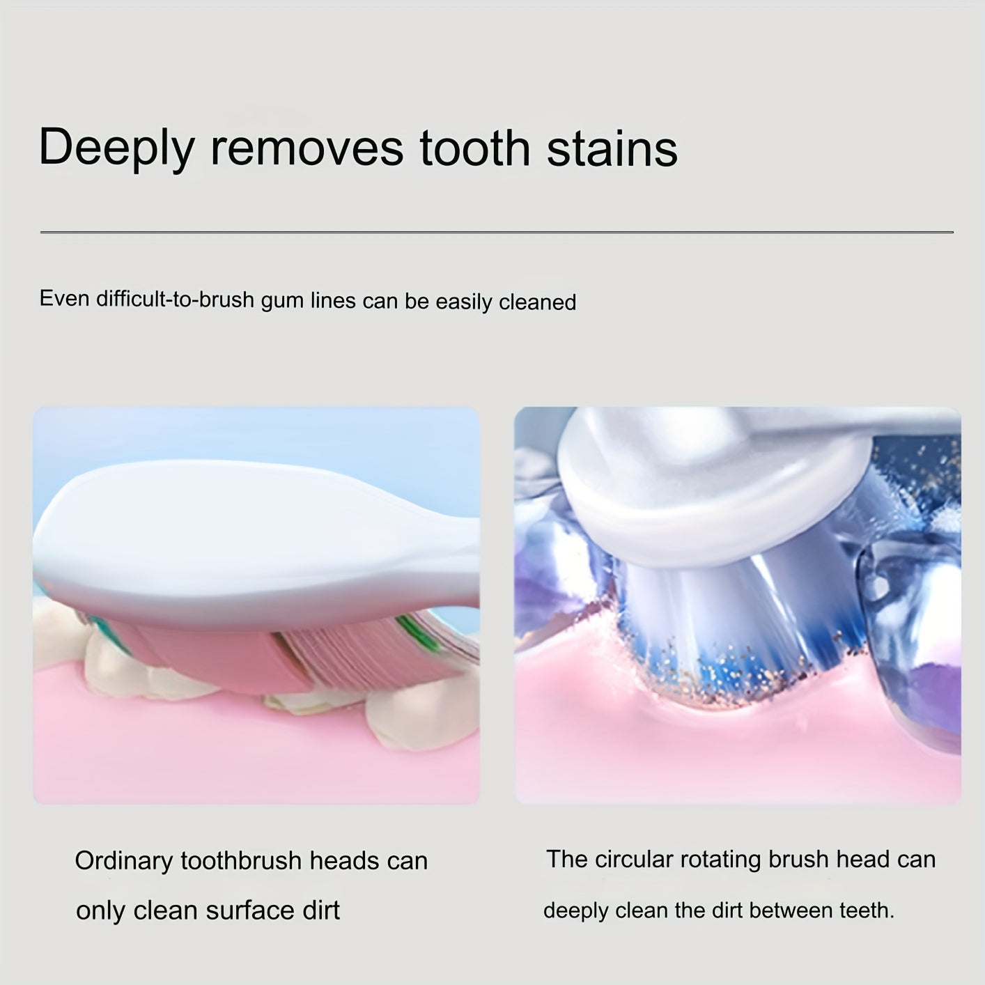 Adult Rechargeable Electric Toothbrush with 8 Brush Heads and Travel Case