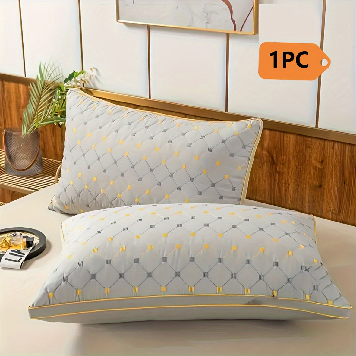 Cervical Pillow Breathable Soft Skin-Friendly Support for Side and Back Sleepers