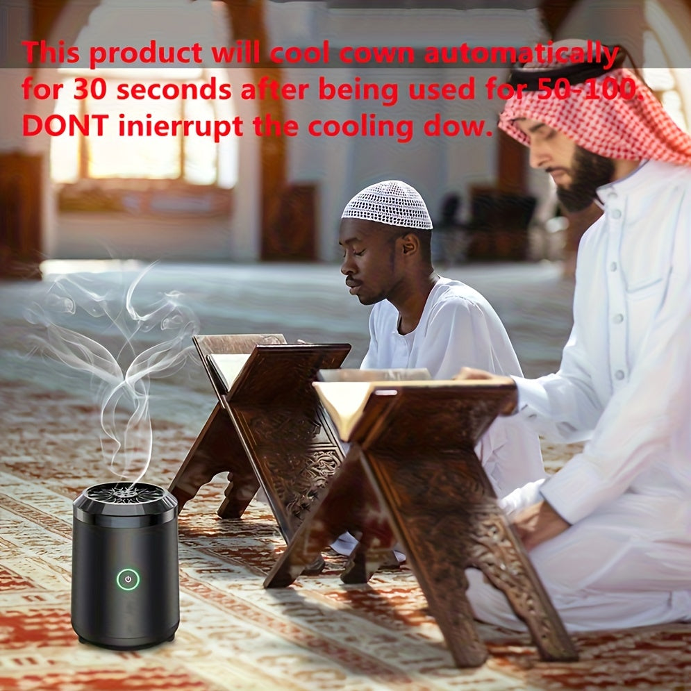 Портативный металлический поджигатель благовоний USB для автомобиля, ароматерапия, Рамадан