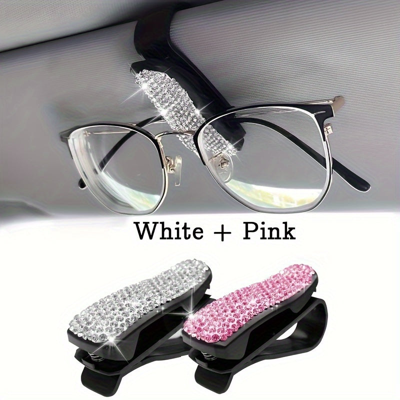 2 dona Avtomobil quyosh nuri ko‘zoynka tutgich klipi magnit charm bilan avtomobil aksessuarlari