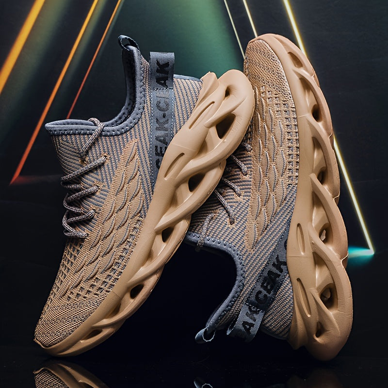 Men's Breathable Lightweight Non-Slip Athletic Sneakers for Running Tennis Gym Walking