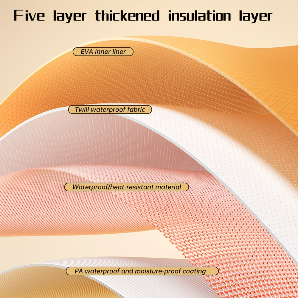Qattiq va joyni tejaydigan yig'iladigan oyoq vannasi chelak, qopqoq bilan, uy, yotoqxona, ochiq havoda va hammomda foydalanish uchun izolyatsiyalangan spa havzasi - ko'chma va ko'p maqsadli oyoqni namlash yechimi