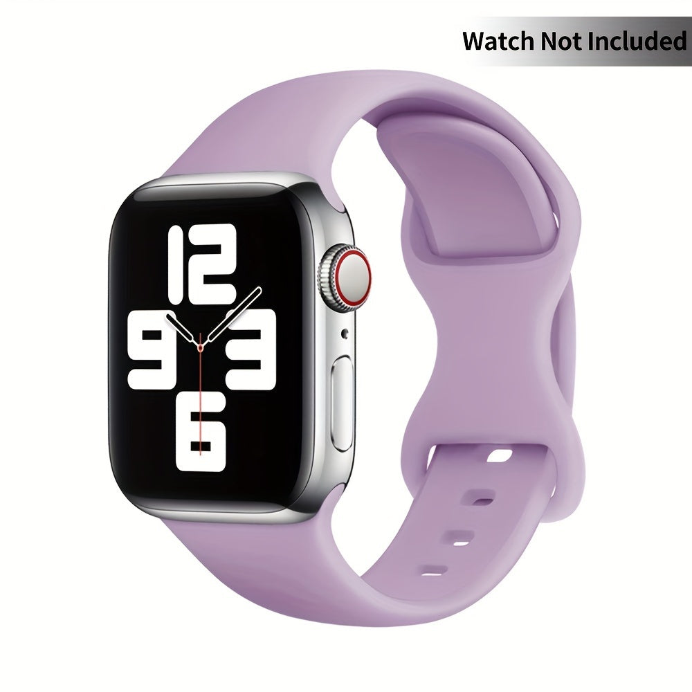 Waterproof Silicone Watch Strap with Buckle for 38/40/41mm and 42/44/45/49mm Apple Watch Compatible with Series 1-9 and Ultra Sports Replacement Band for Men Women