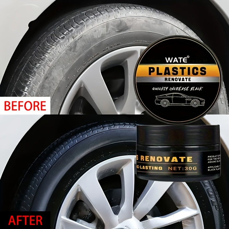 Auto Plastic Restoration Wax Crystal Clear Coating for Interior and Exterior