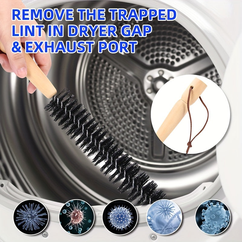 Cleaning Supplies Set with Dryer Vent Brush Dust Collector Extendable Synthetic Brush