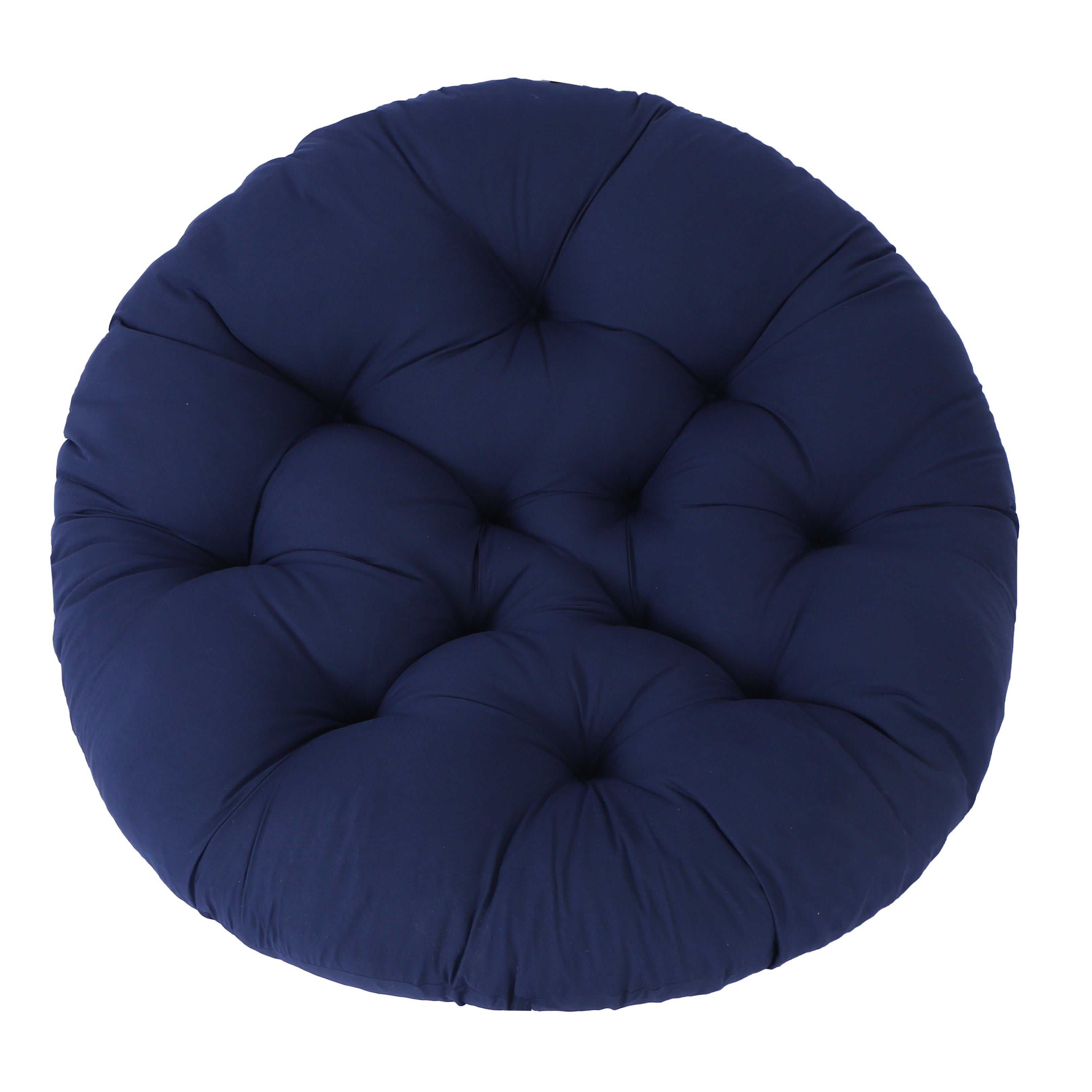 Oversized Round Seat Cushion with Fluffy Fill for Lounge Chairs 44 Inch
